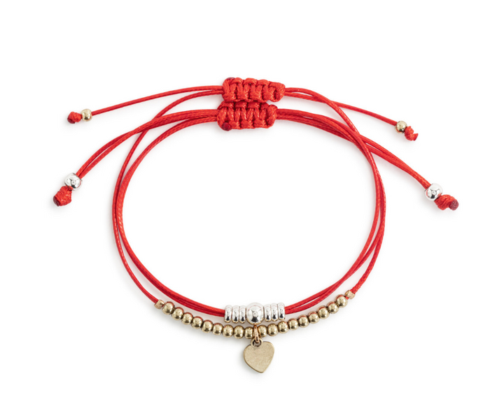 Cord Charm Bracelet Set