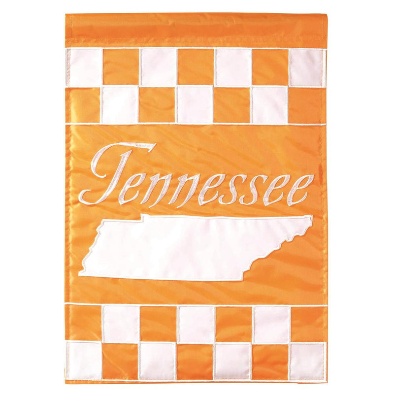TN Checkerboard Garden Flag
