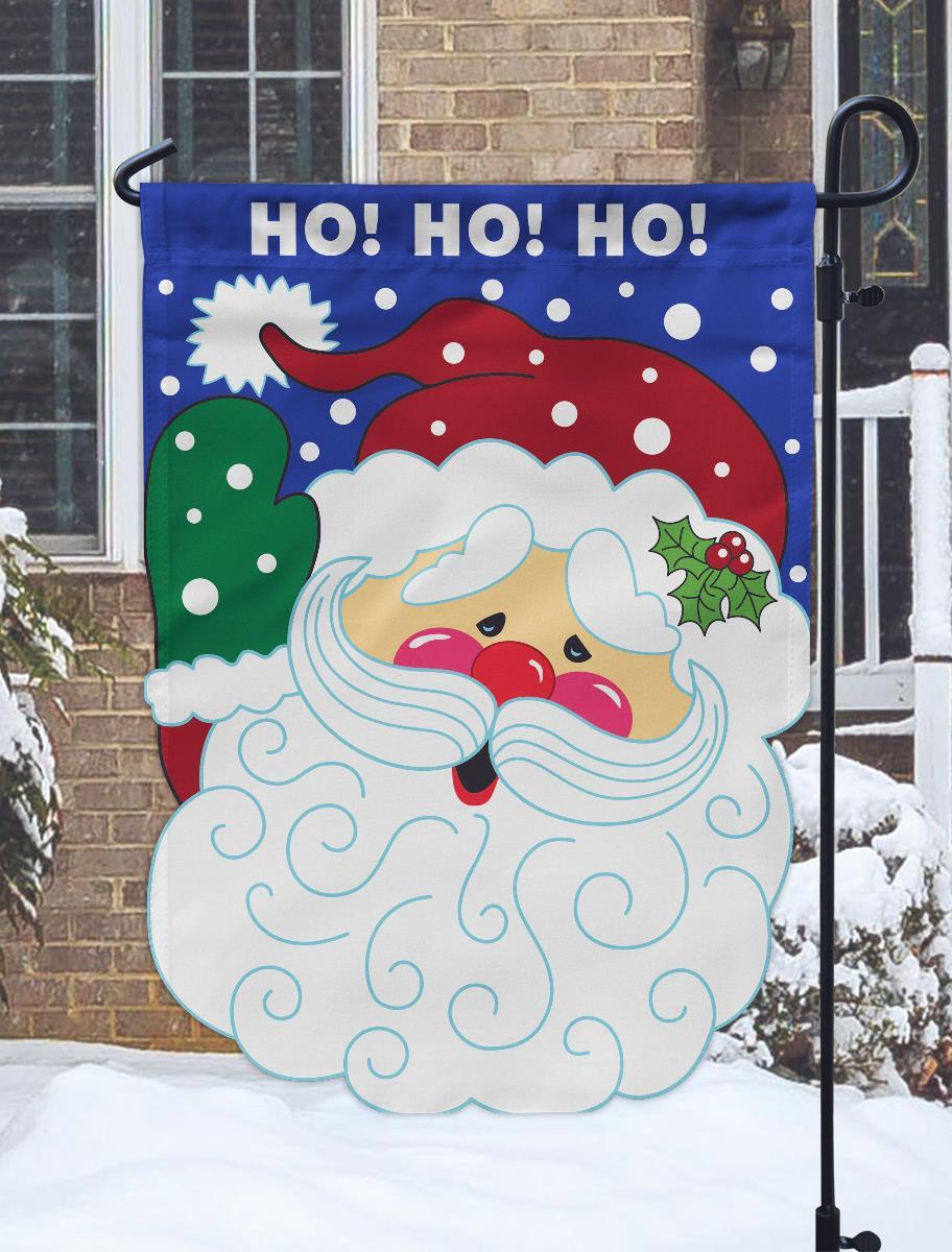 Santa Garden Flag