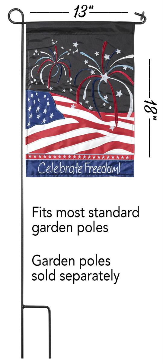 Celebrate Freedom Garden Flag