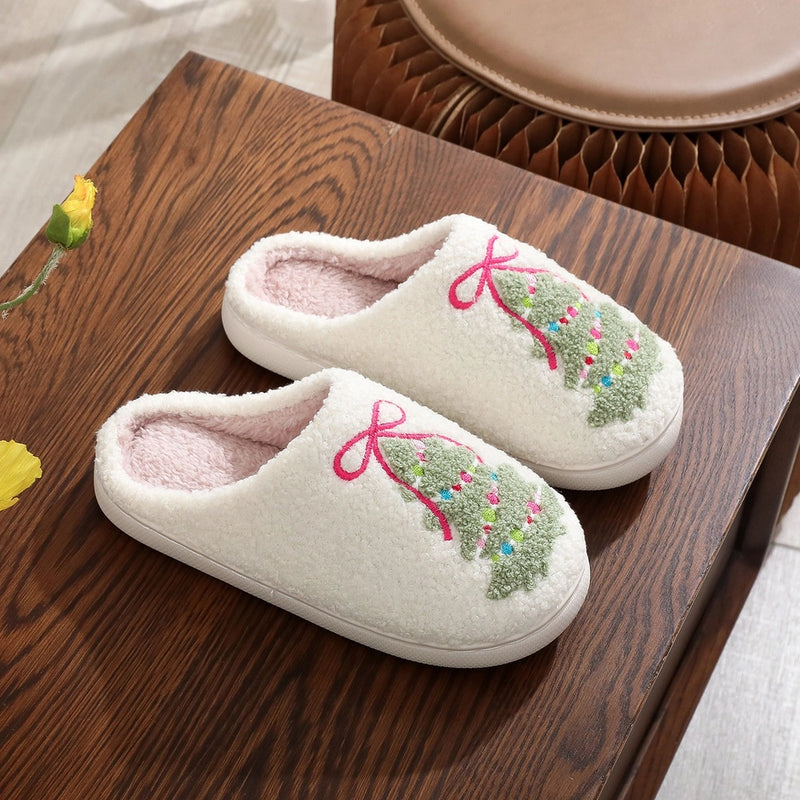 Christmas Tree Slippers