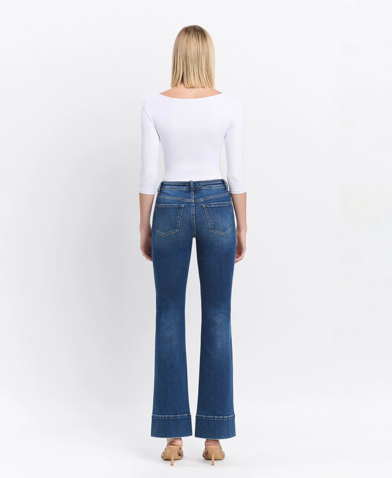 Trouser Hem Bootcut Jeans