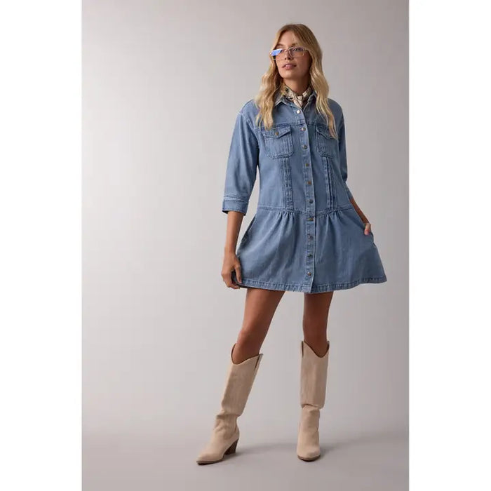 Denim Mini Dress