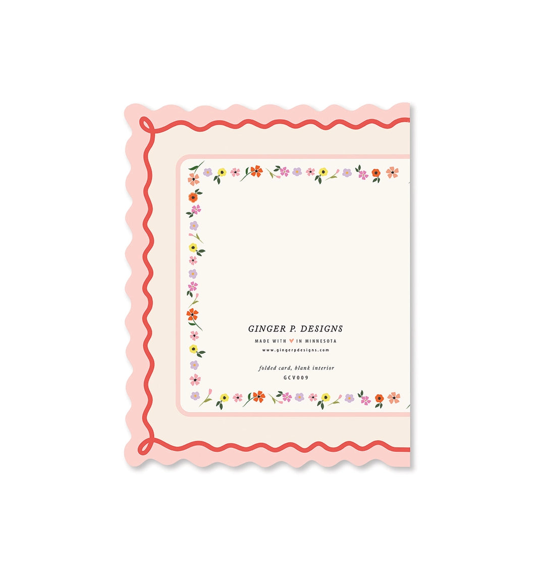 Valentine's Day Scallop Card