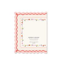 Valentine's Day Scallop Card