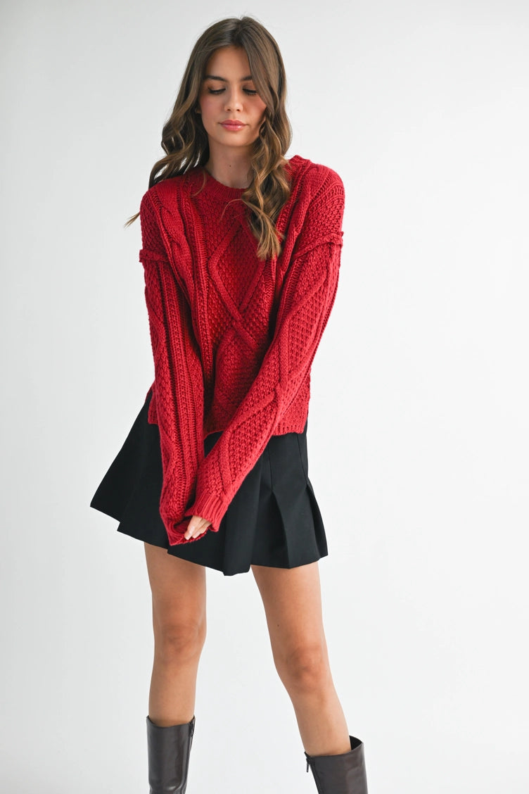 Adela Cable Knit Sweater