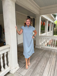 Sleeveless Midi Dress