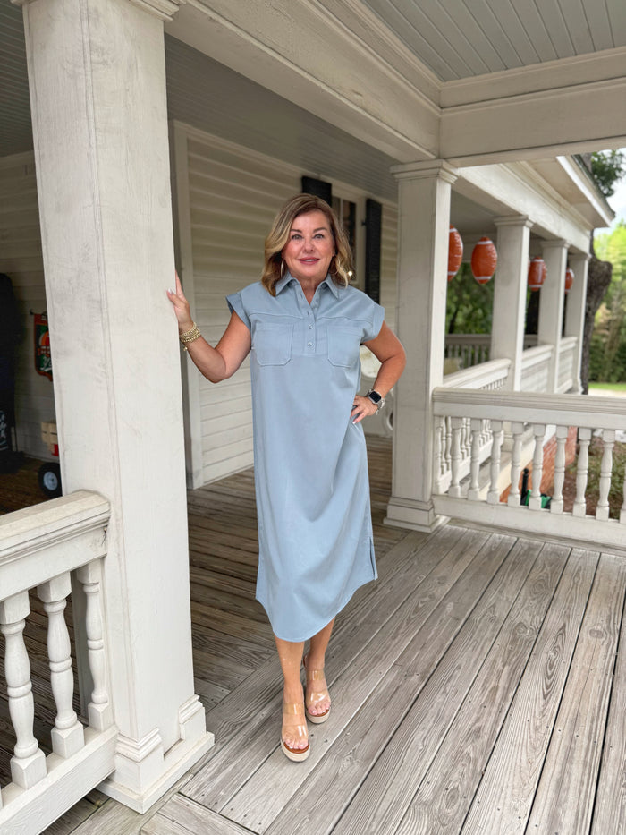 Sleeveless Midi Dress