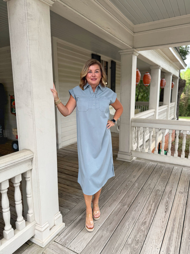 Sleeveless Midi Dress