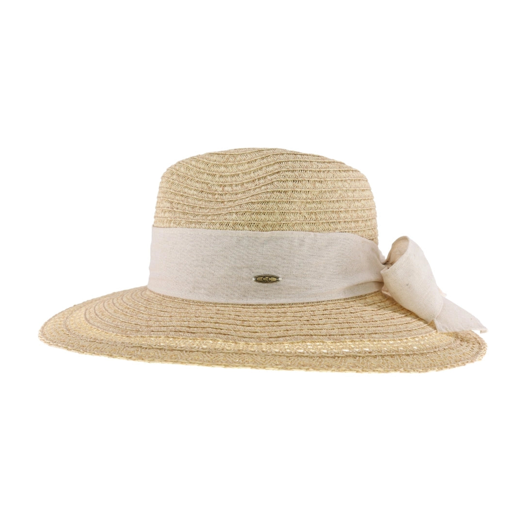 Bow Trim Panama Hat