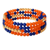 Game Day Beaded Bracelet