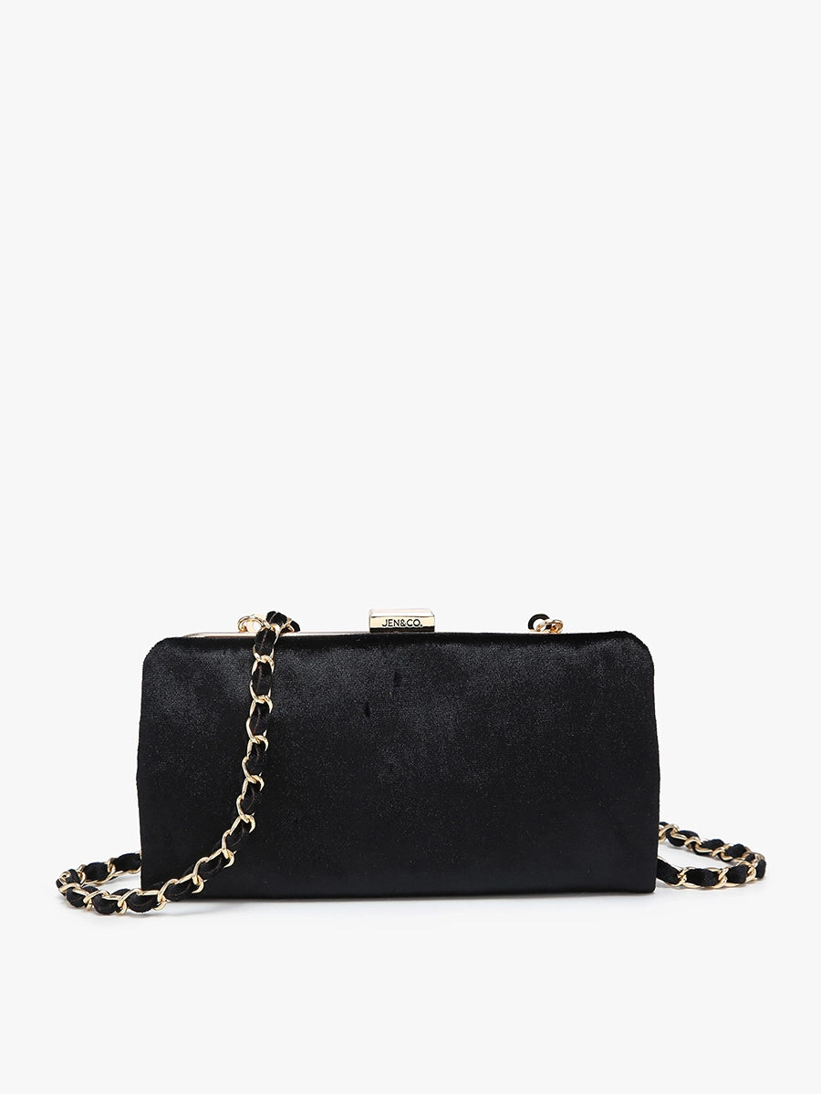 Sue Velvet Wallet Crossbody