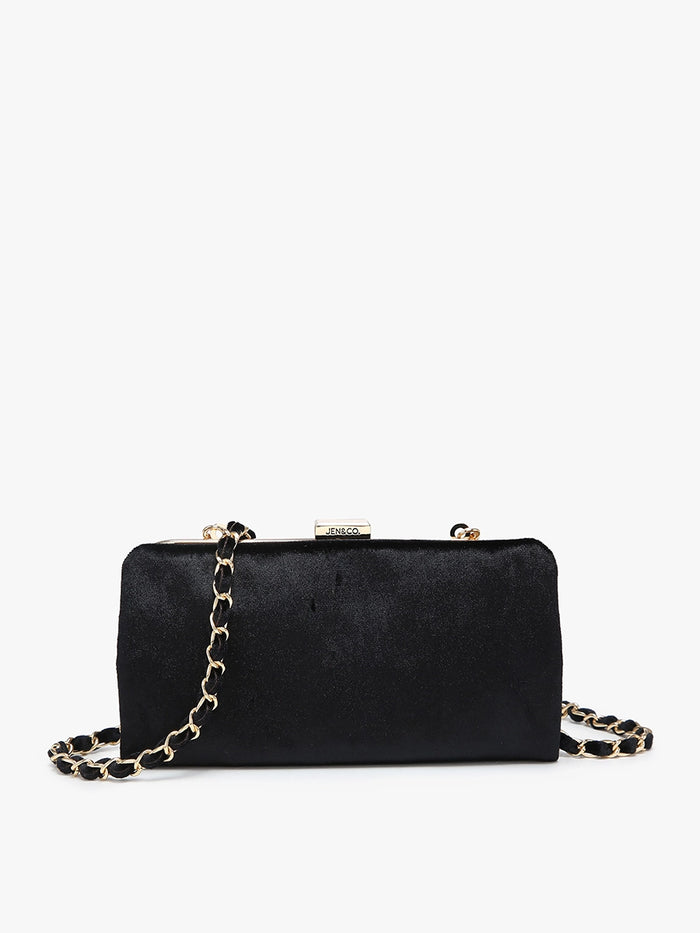 Sue Velvet Wallet Crossbody