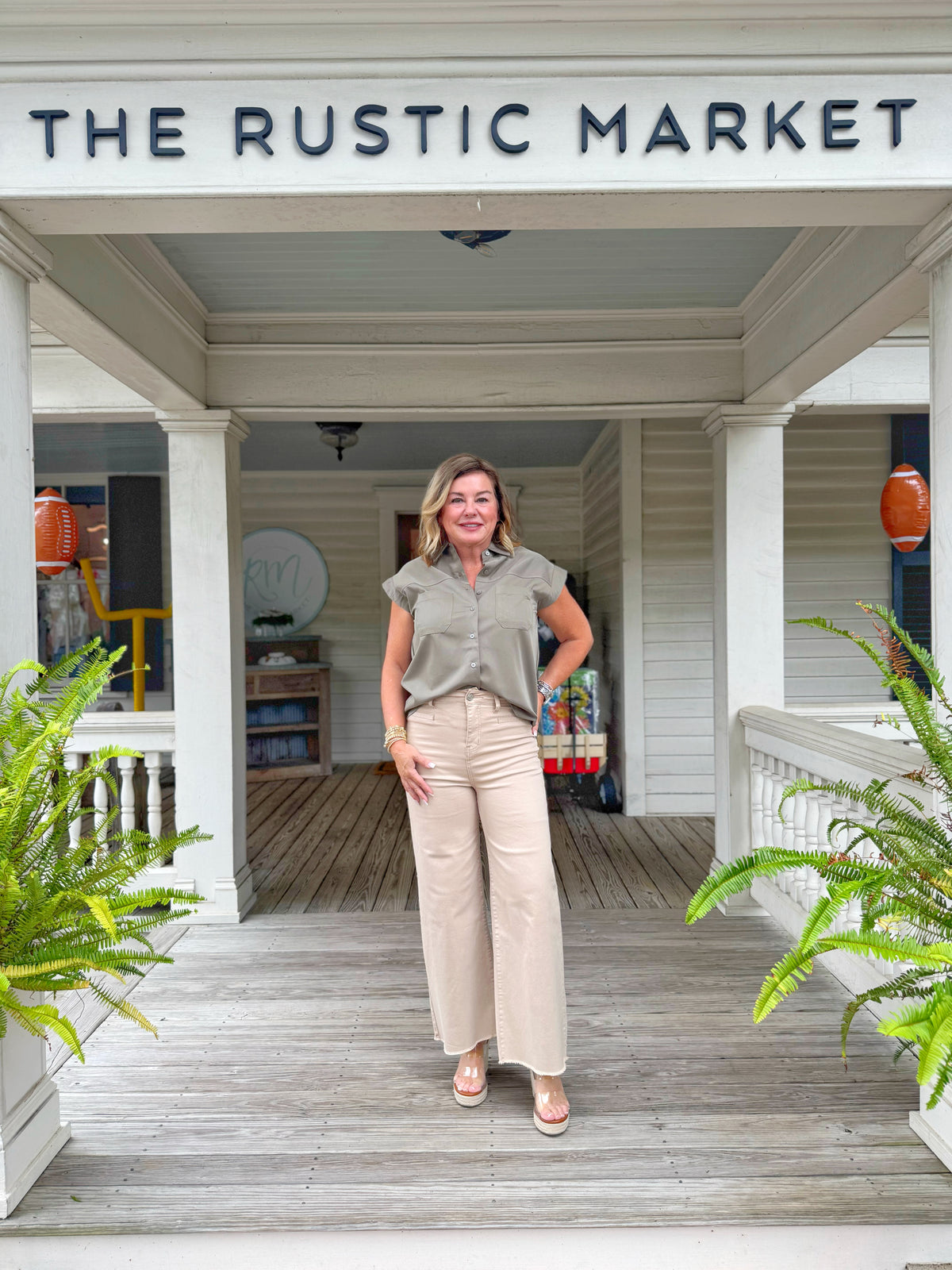 Woven Button Up Shirt