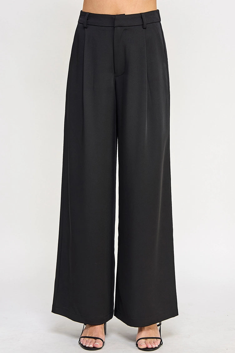 Pleat Front Drapey Trousers