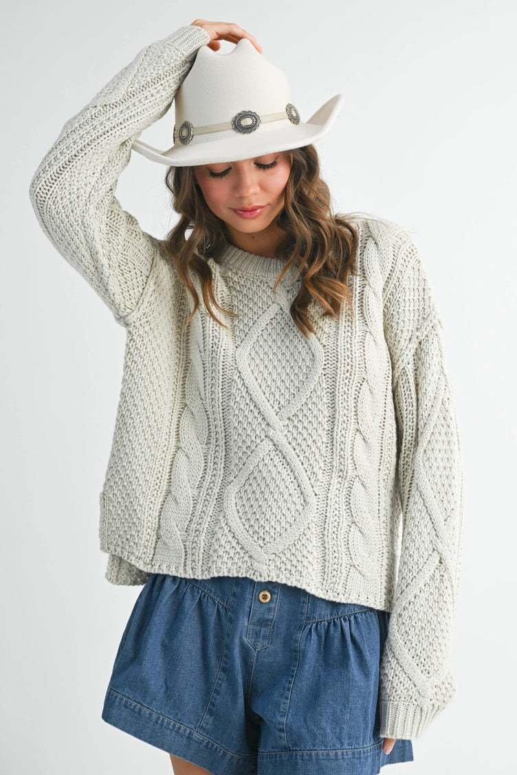 Adela Cable Knit Sweater
