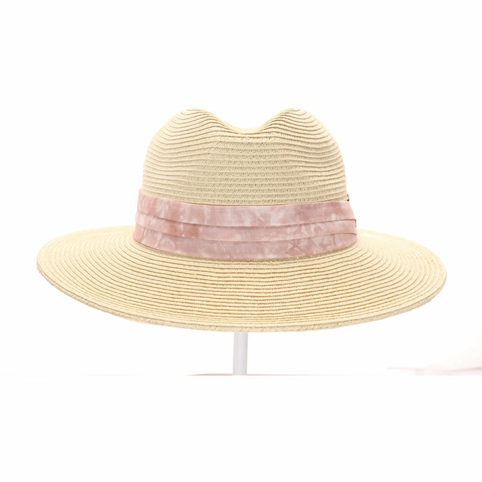 Tie Dye Band Panama Hat