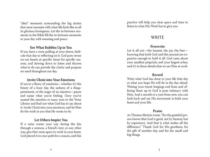 One Verse a Day Journal