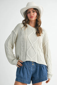 Adela Cable Knit Sweater