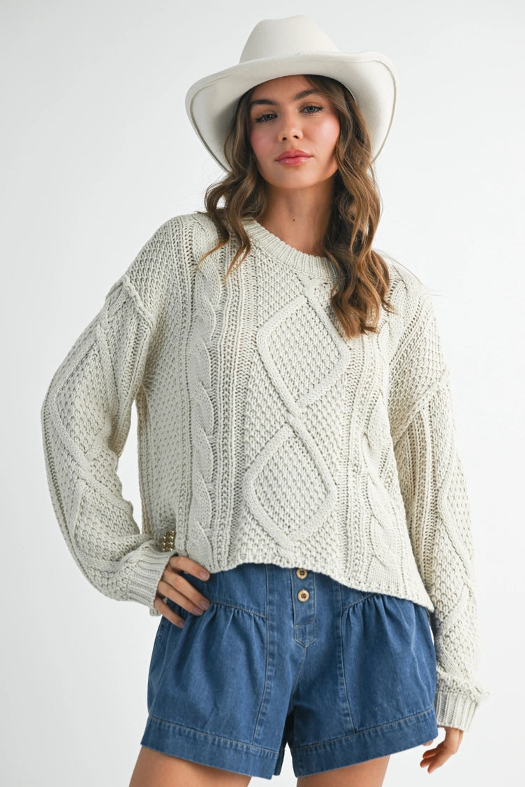 Adela Cable Knit Sweater