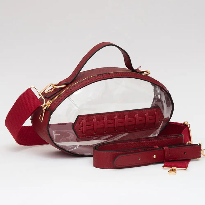 Football Clear Crossbody Bag