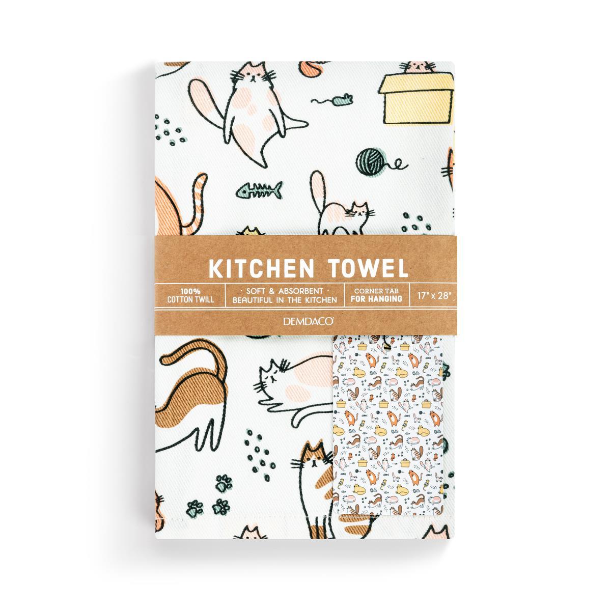 Cat Breeds Kitchen Towel