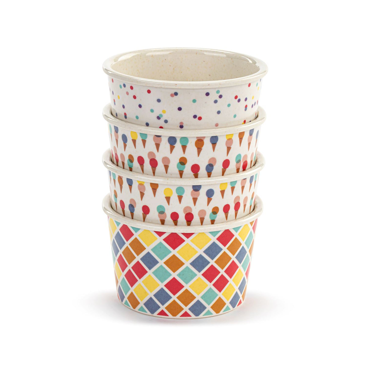 Ice Cream Melamine Bowls