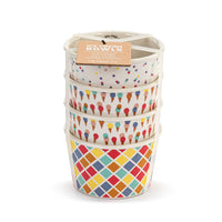 Ice Cream Melamine Bowls
