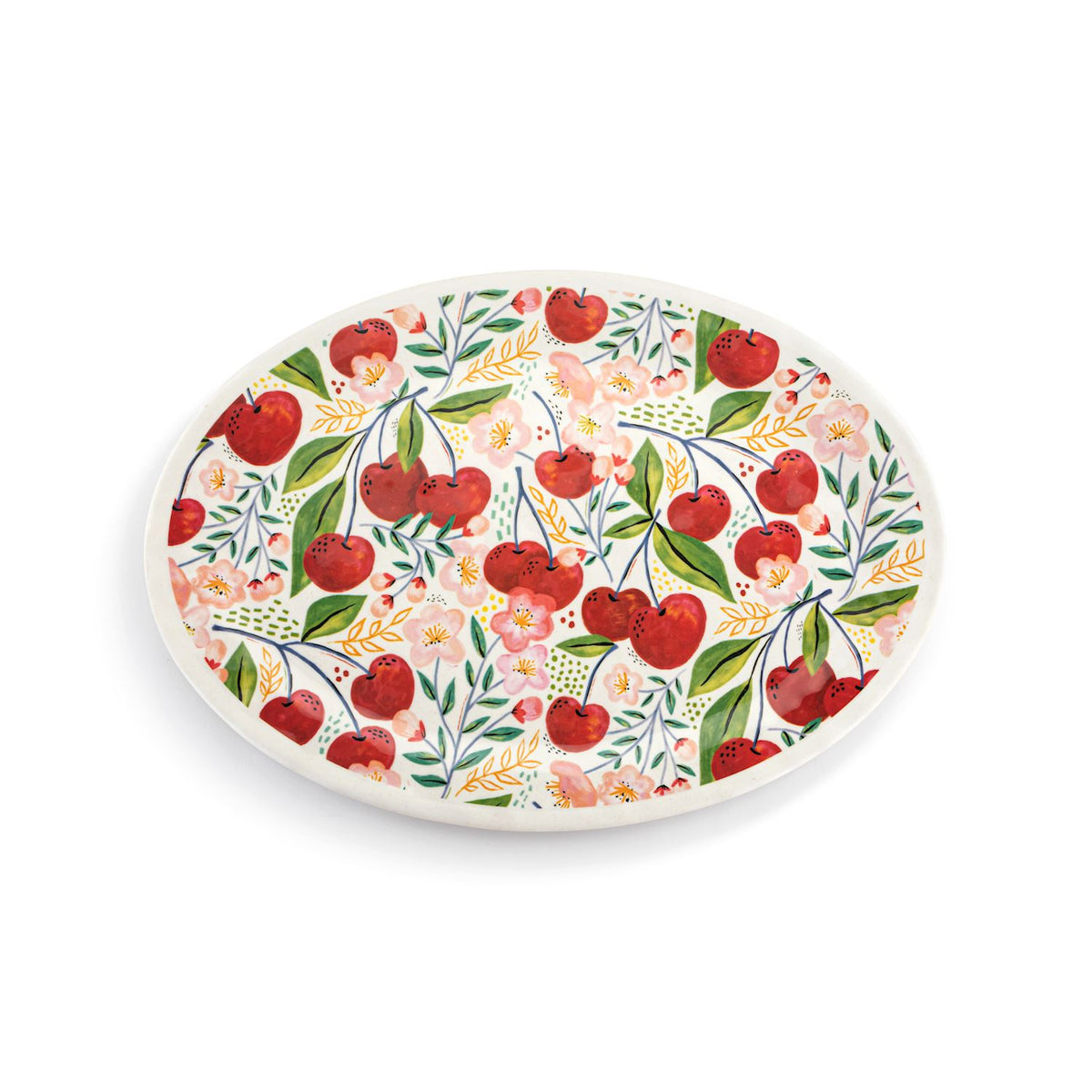 Cherry Bamboo Melamine Platter