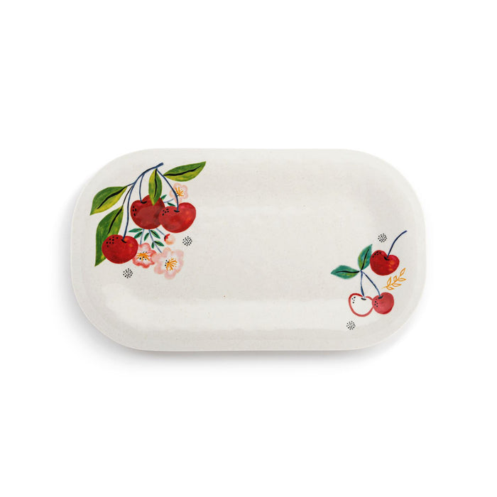 Cherry Bamboo Melamine Platter