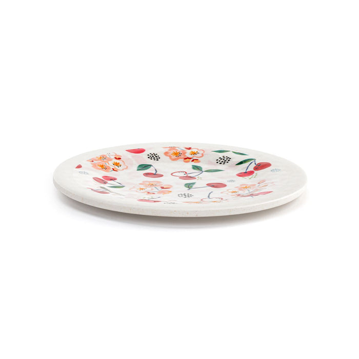 Cherry Melamine Appetizer Plate