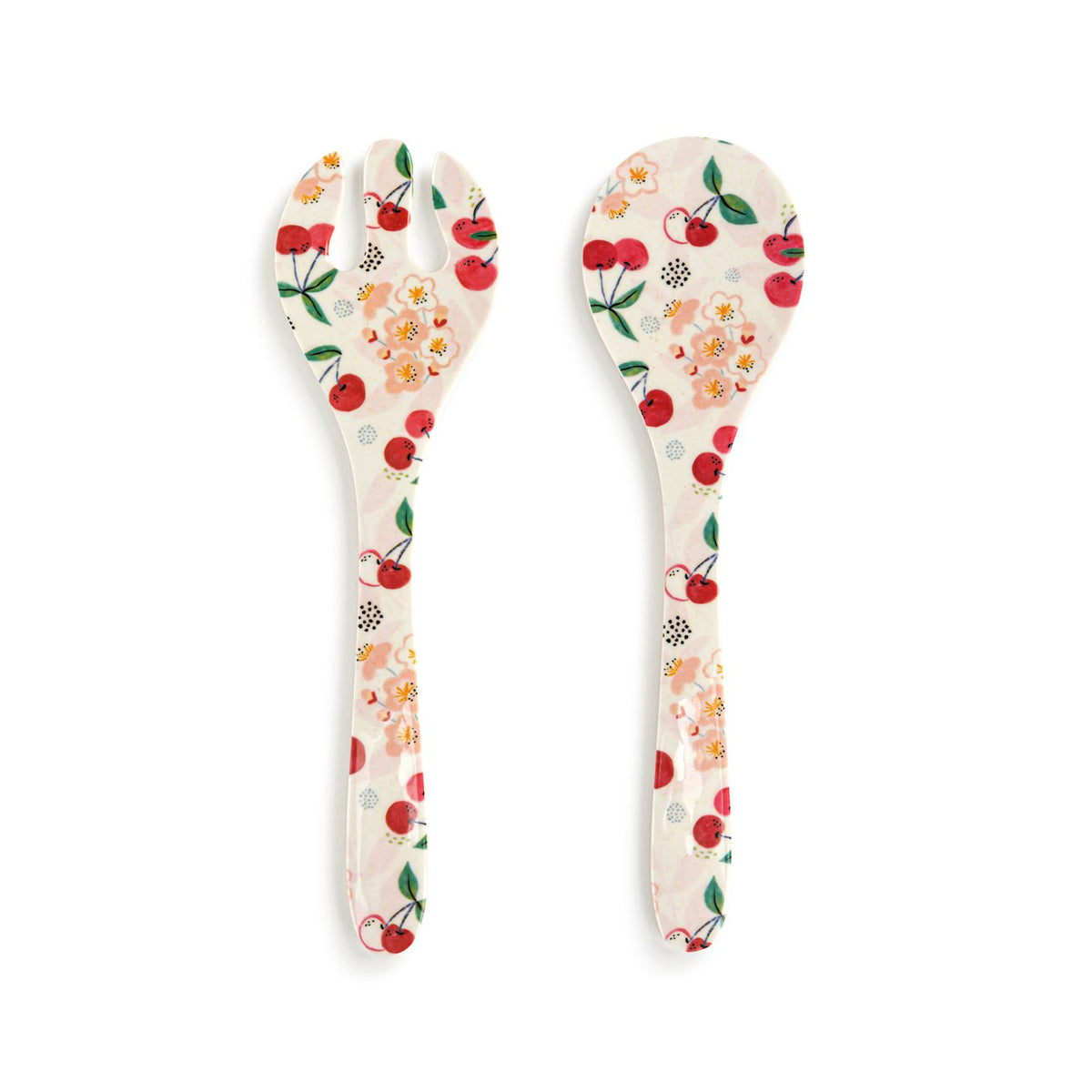 Cherry Melamine Utensil Set