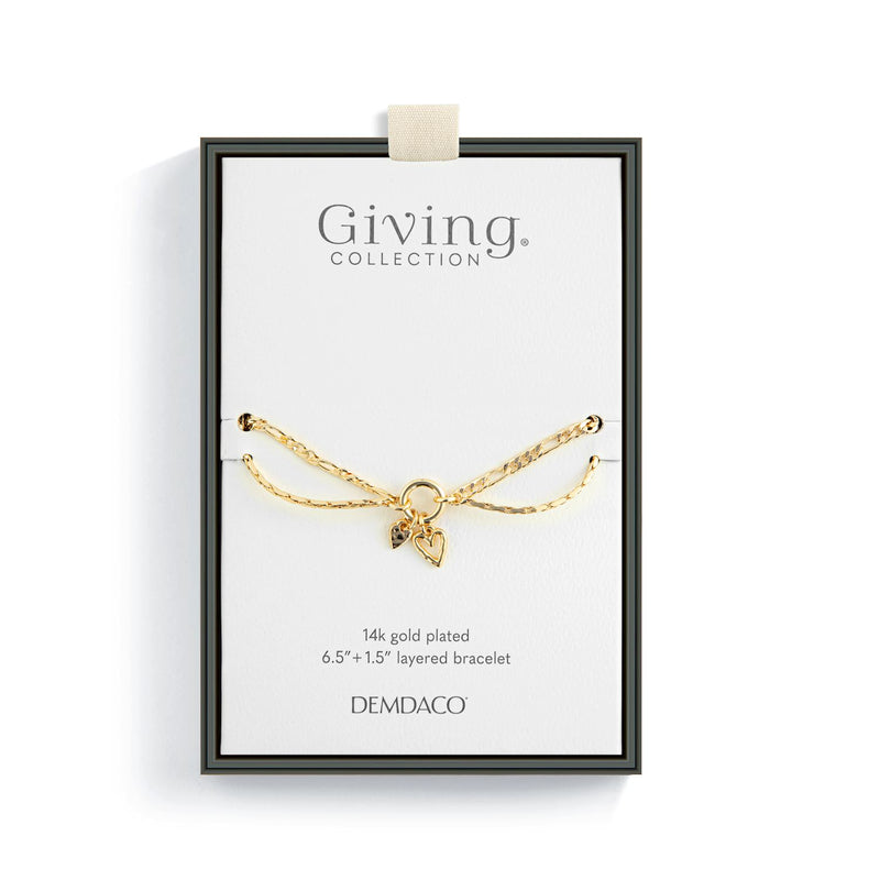 Heart Layered Bracelet