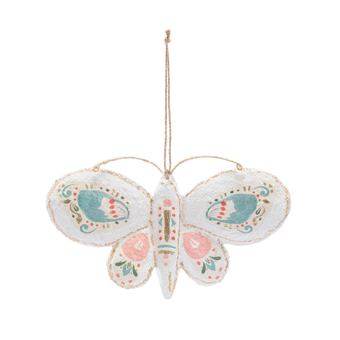 Painted Butterfly Ornament