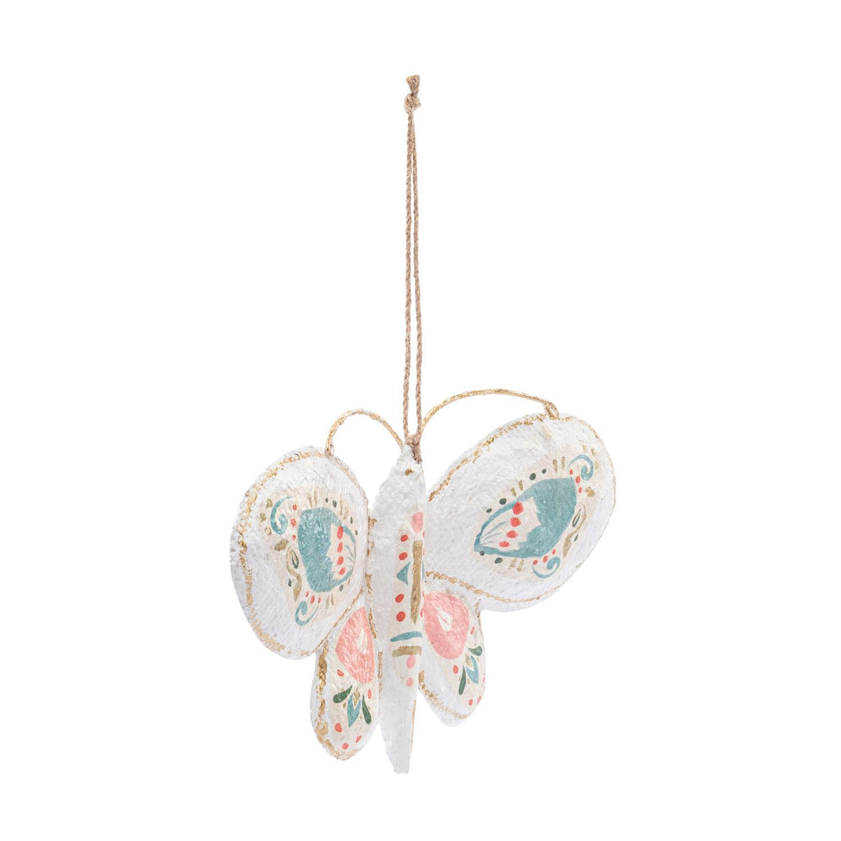 Painted Butterfly Ornament