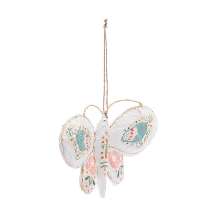 Painted Butterfly Ornament