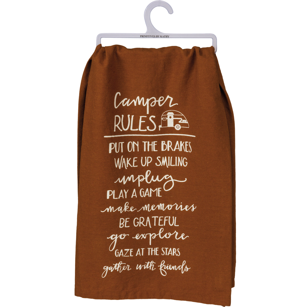 Camper Rules Tea Towel