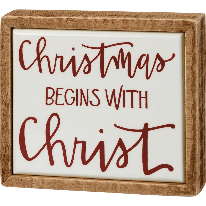 Christmas Mini Box Sign