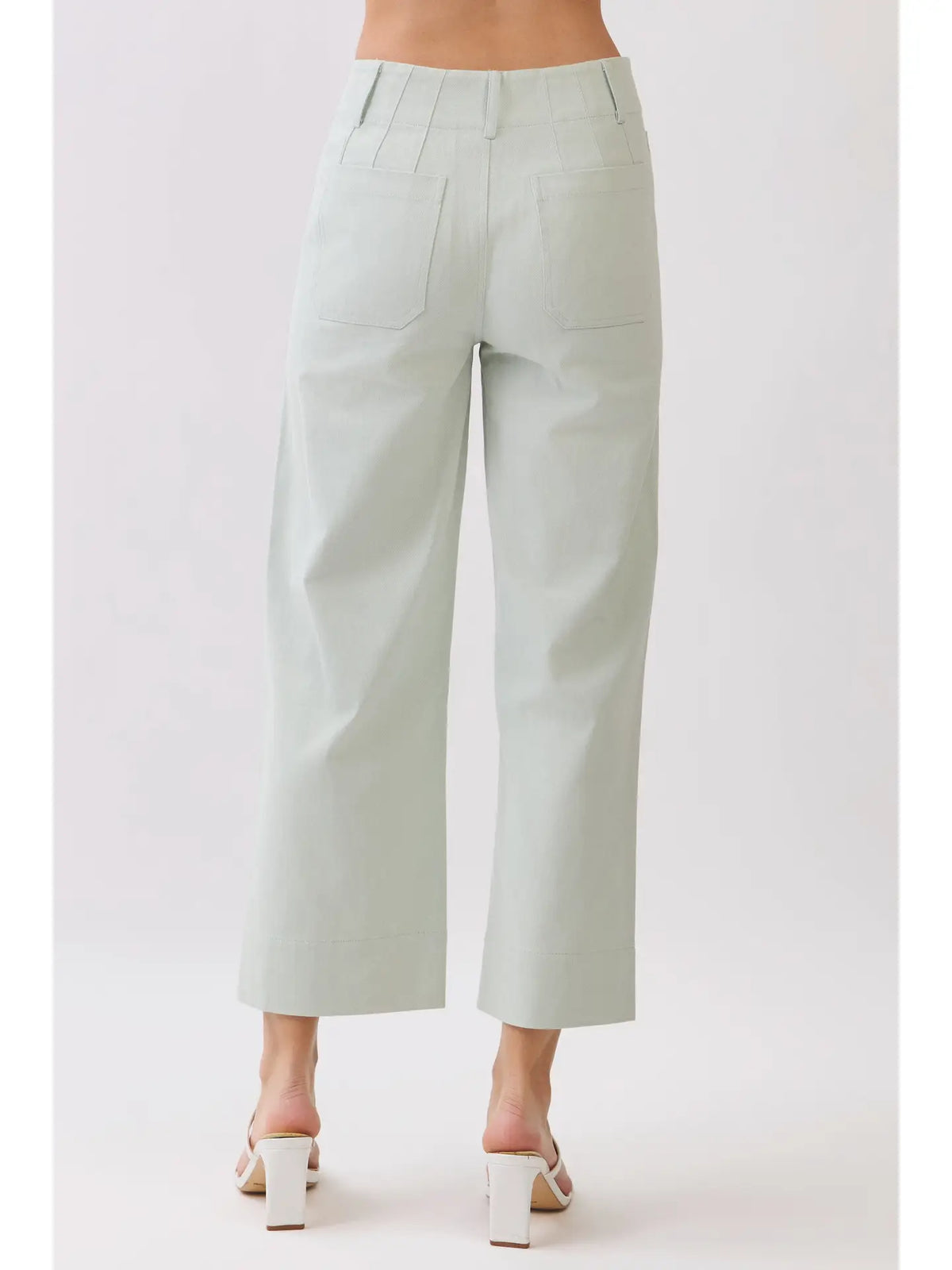 High Waisted Crop Pants