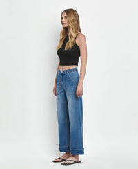 Double Cuff Baggy Jeans