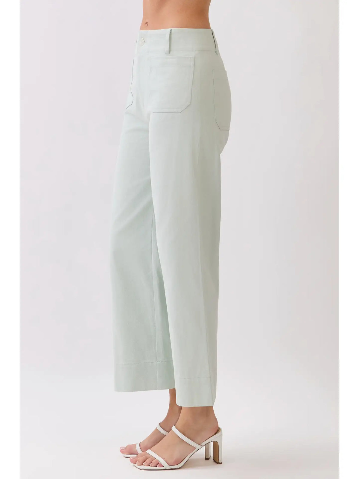High Waisted Crop Pants
