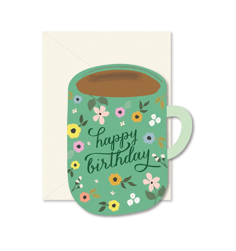 Birthday Coffee Mug Card