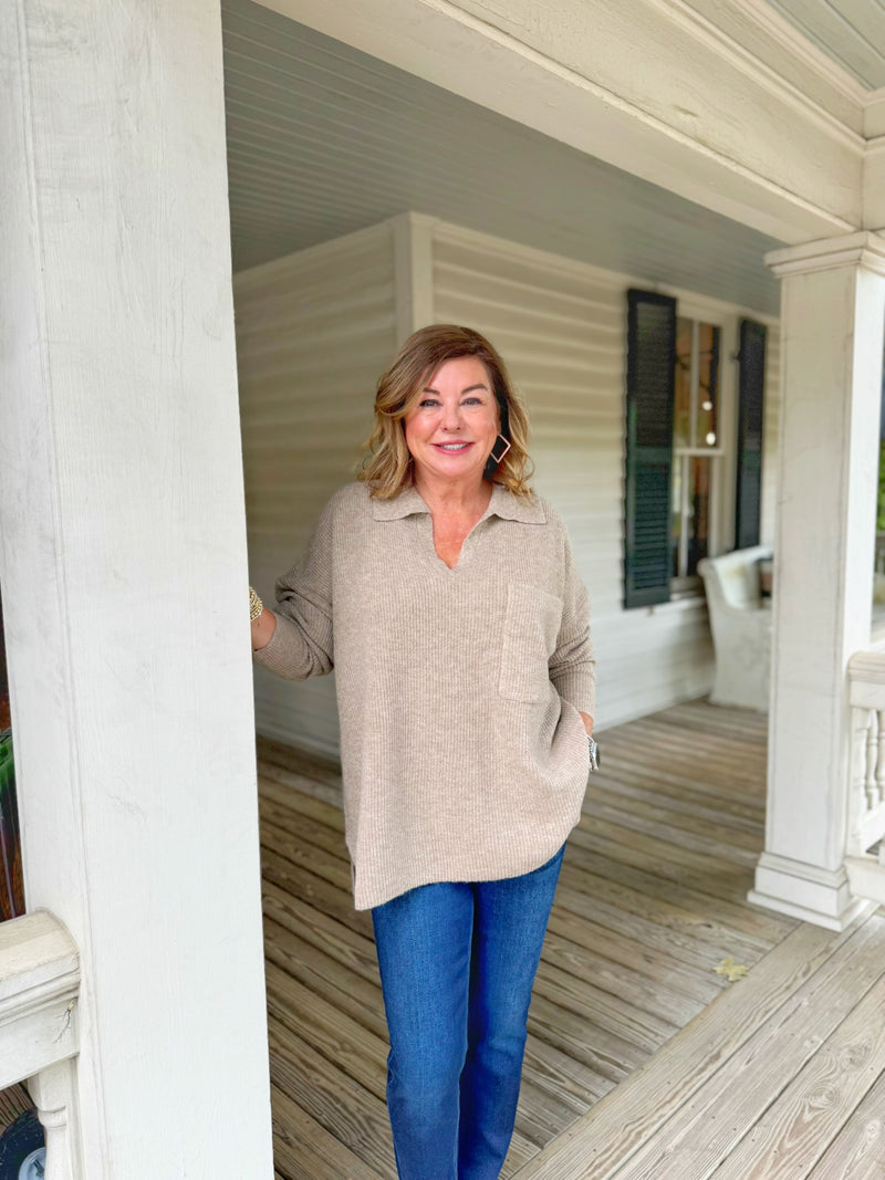 Noa Collared Sweater