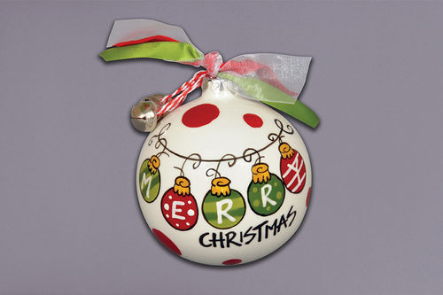 Merry Christmas Balls Ornament
