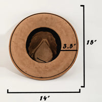 Floral Strap Fedora Hat