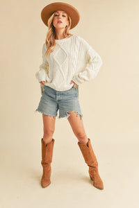 Adela Cable Knit Sweater