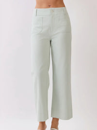 High Waisted Crop Pants
