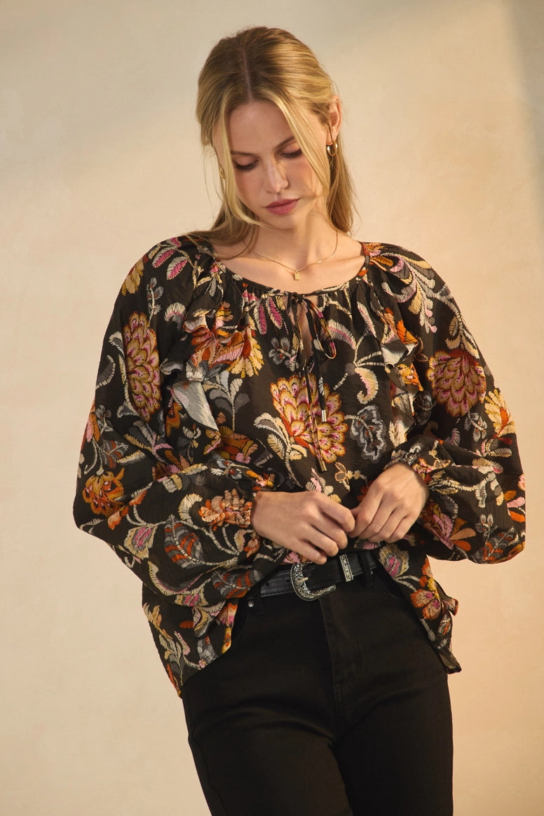 Floral Print Blouse