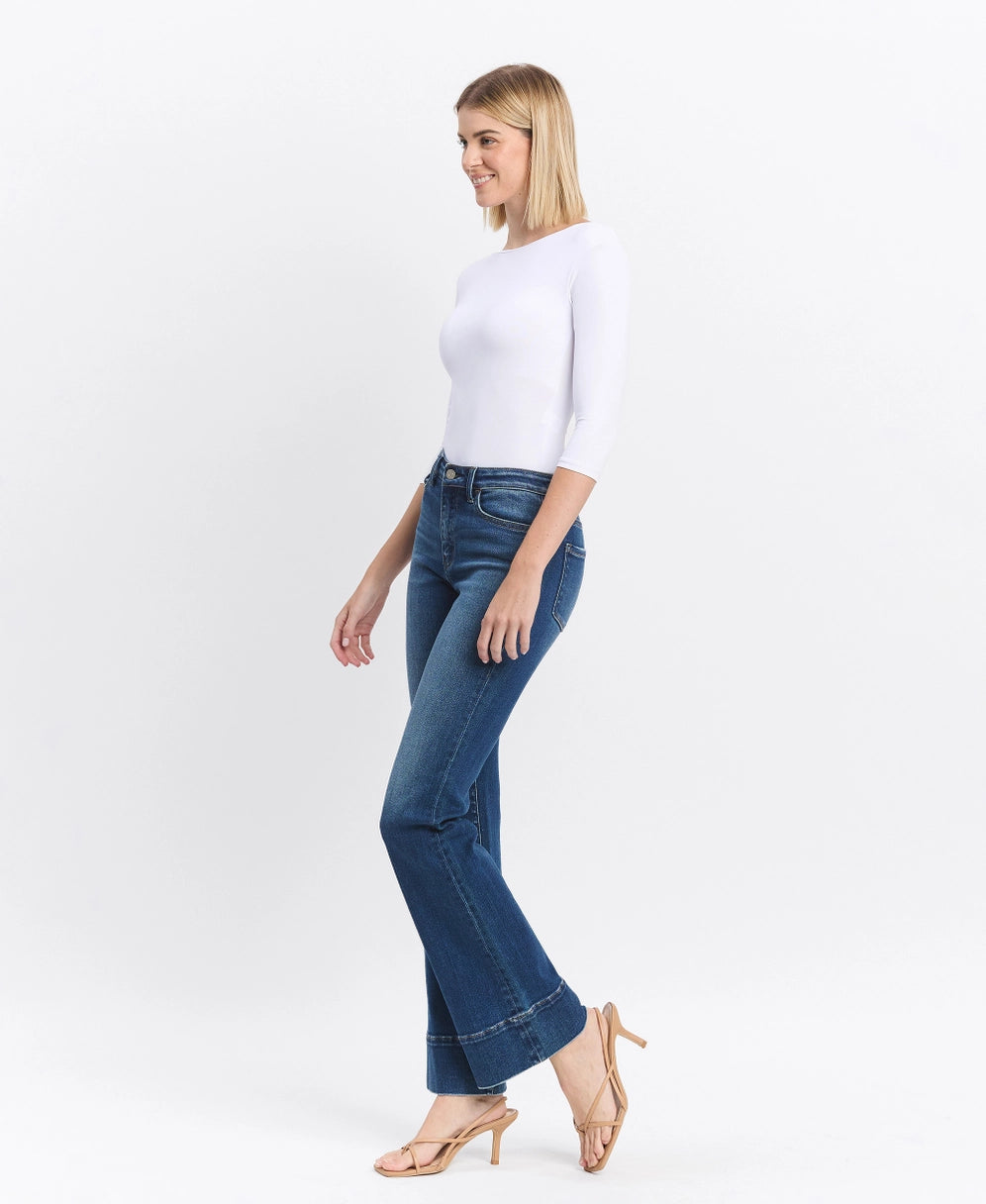 Trouser Hem Bootcut Jeans