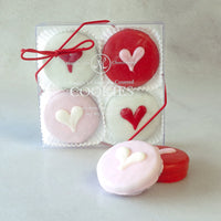 Valentine Chocolate Covered Cookies